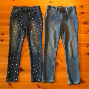 Cat & Jack - 2 pairs of Jean Jeggings
